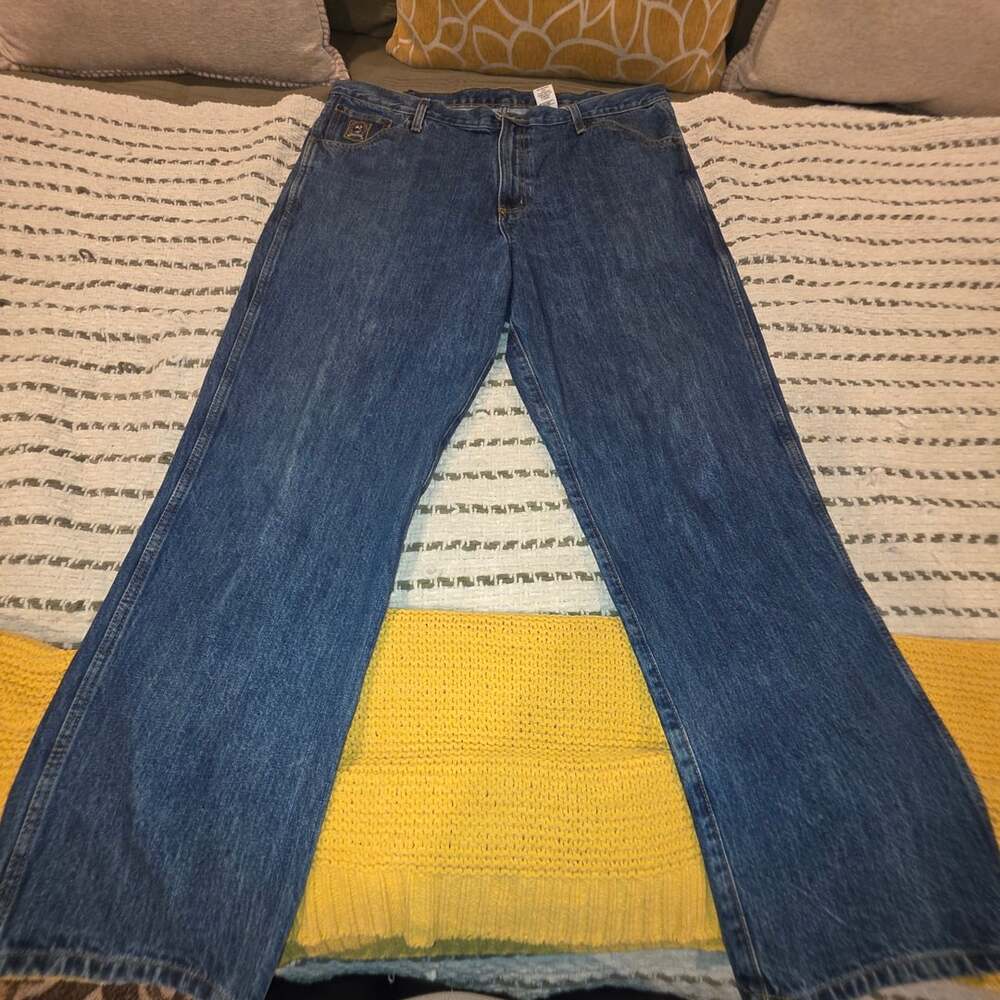 Cinch Denim Jeans Size 40x32 Blue Cotton Western